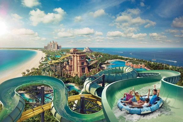 Water slide at Aquaventure
